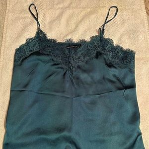 Abercrombie satin lace cami